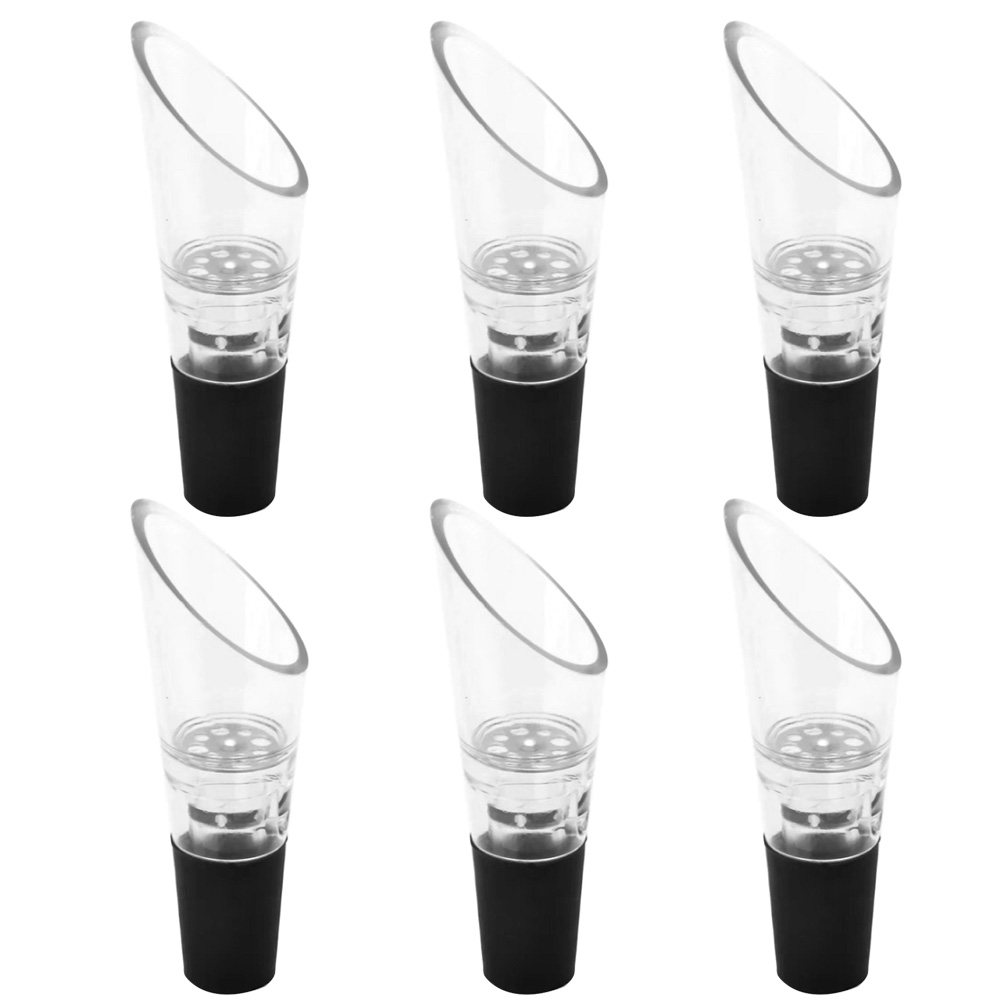 Wine Aerator Pour - 6 Stück Kreative Wein- und Likör-Ausgießer,