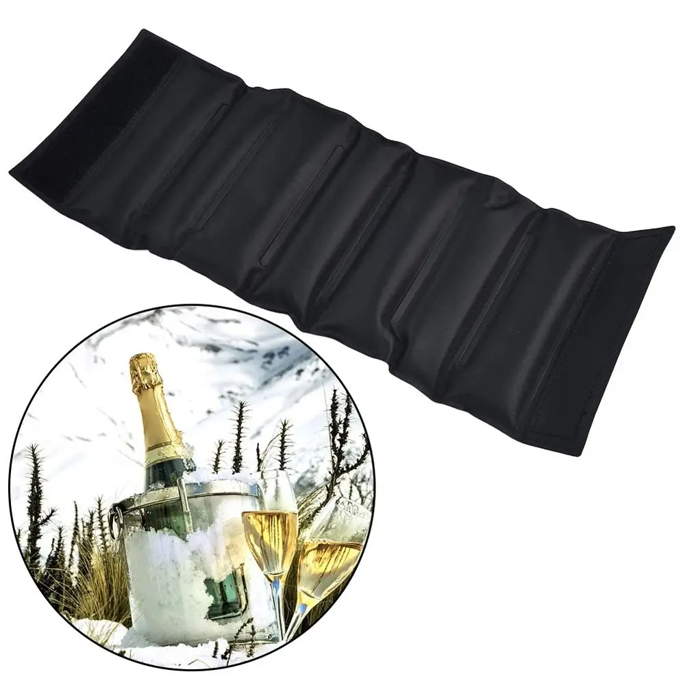 Wine Chiller Sleeve - Weinkühler-Hülle, Weinflaschen-Kühler, Eisbeutel, verstellbare Flaschenverpackung, kühl