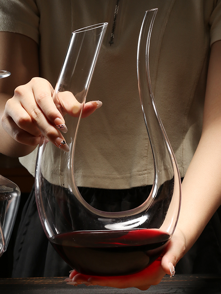 Wine Aerator Pour - Premium Glas-Weindekanter Rotwein-Belüfter für den Hausgebrauch