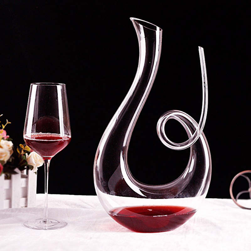 Decanter Aerator Set - Schwan Rotwein Dekanter Wein Dekanter Handgeblasene
