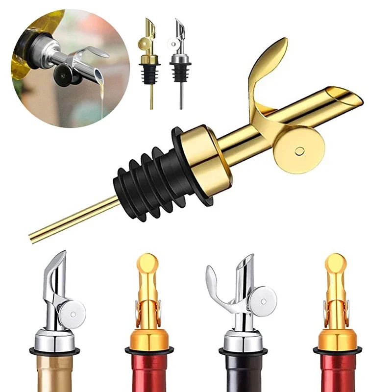 Wine Aerator Pour - 1PC Edelstahl Flasche Ausgießer Auto Flip