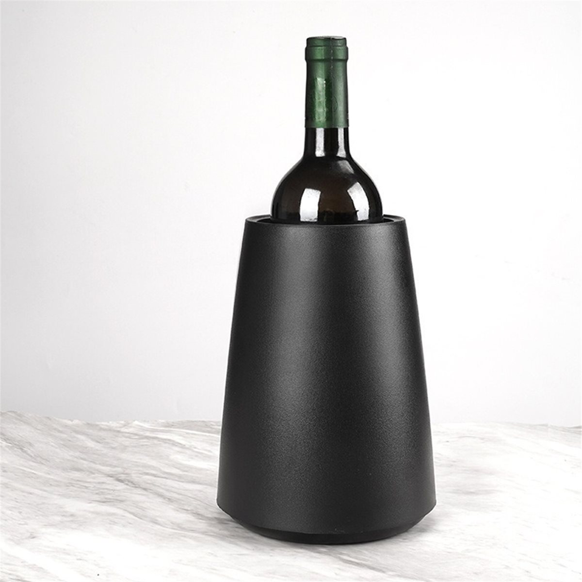 Wine Chiller Sleeve - 2026 Trend Eleganter Weinkühler Schwarz Aktiver