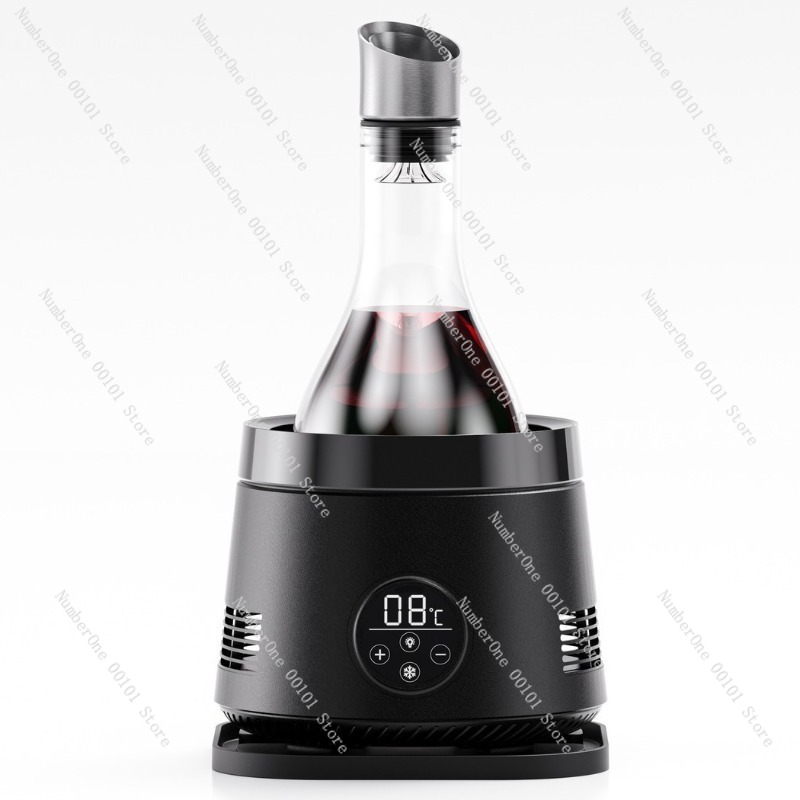 Wine Aerator Pour - Elektronischer Eiswein-Dekanter und Kühler: Neuartiger Kühl-