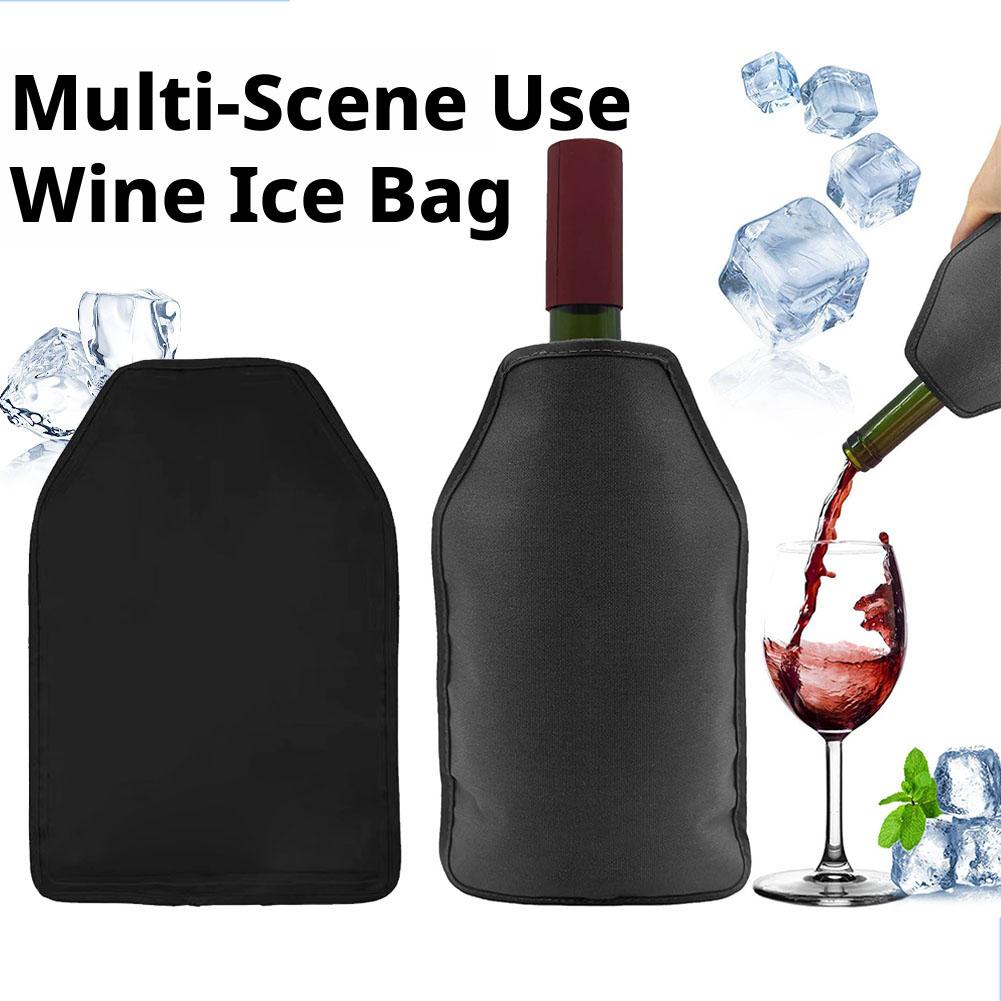 Wine Chiller Sleeve - 1 Stück Neuer Multifunktionaler Wein-Eiskühler, Picknick-Getränkehalter,