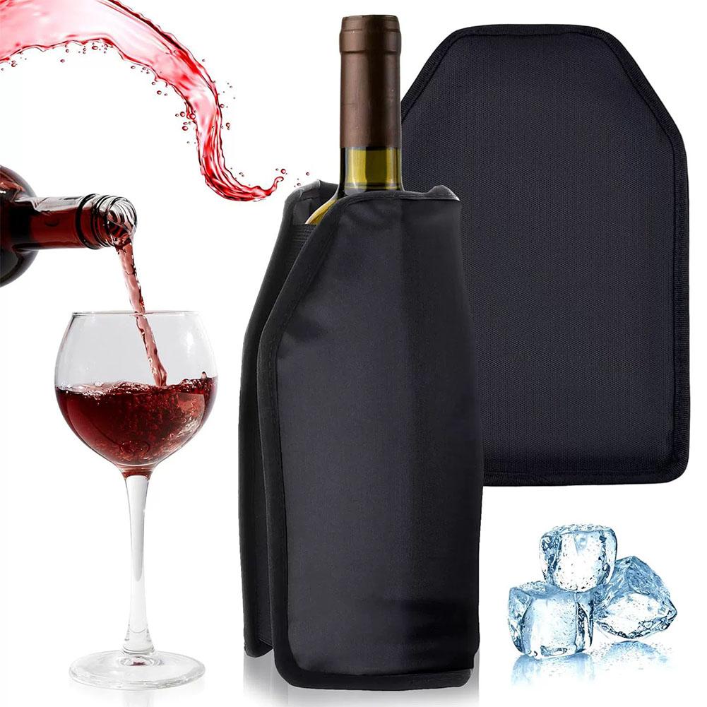 Wine Beer Holder - Weinkühler-Eisbeutel, Picknick-Getränkehalter, Barzubehör, Nylon-Weinkühlerhülle für Bier-