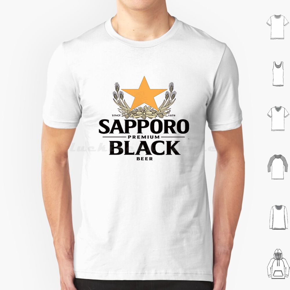 Wine Beer Best - Sapporo Malt T-Shirt 6XL Baumwolle Cooles
