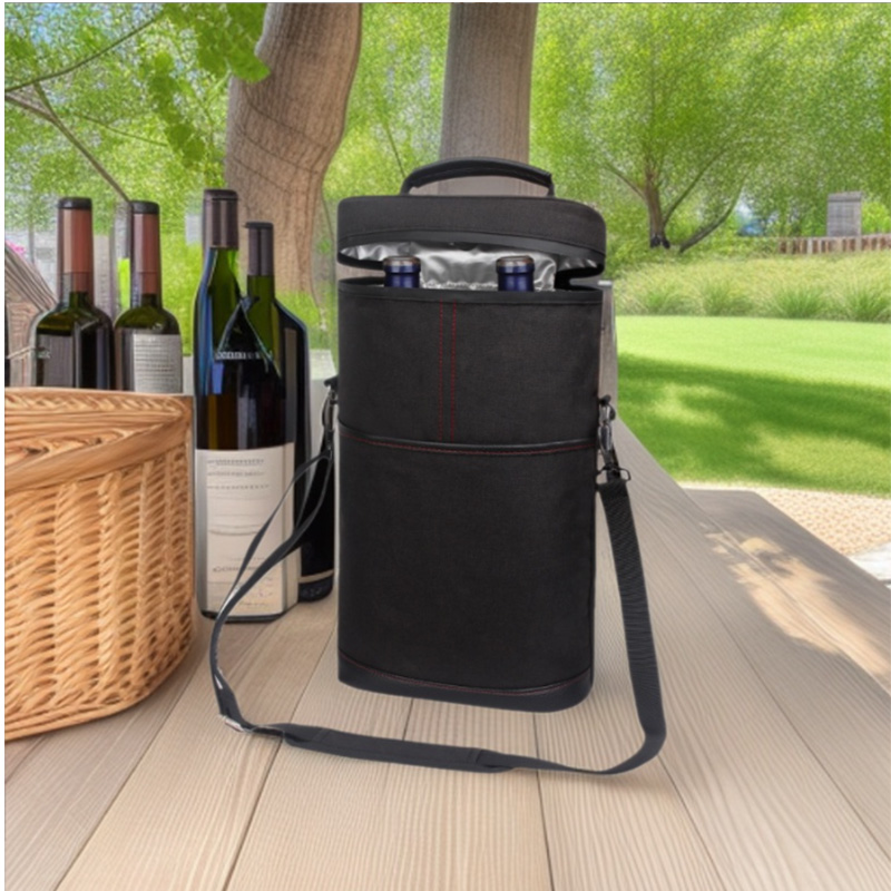 Tragbare Outdoor-Weinkühltasch – Wine Beer Holder Bewertung und Preis