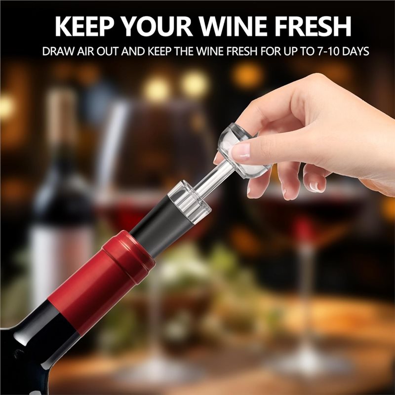 A84G-Elektrischer Weinöffner 4 – Decanter Aerator Set Bewertung und Preis
