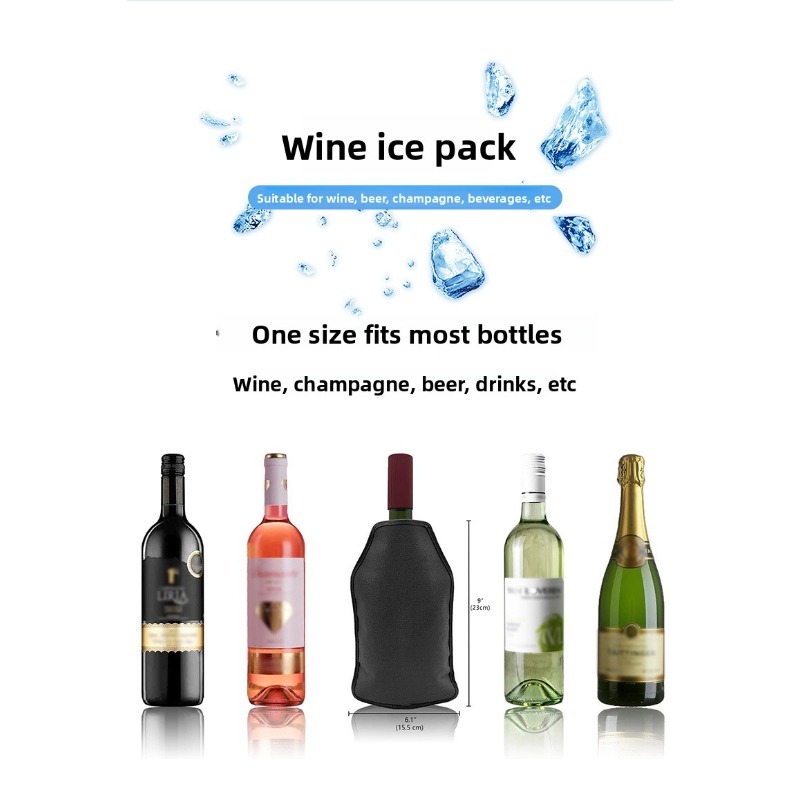 Nylon-Gewebe Gel-Eiswein-Hülle – Wine Chiller Sleeve Bewertung und Preis