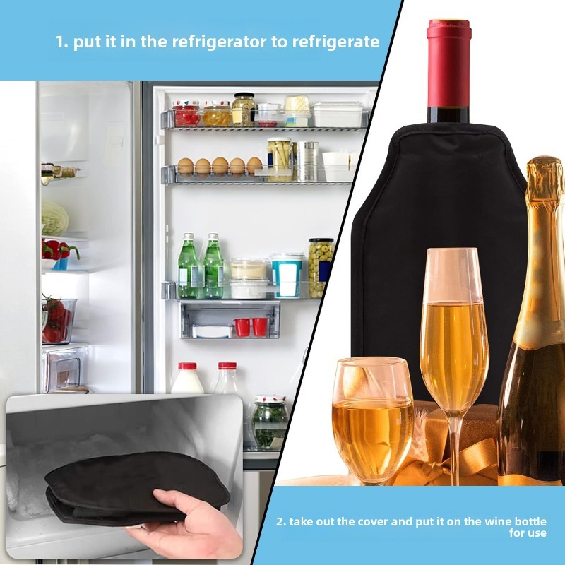 Nylon-Gewebe Gel-Eiswein-Hülle – Wine Chiller Sleeve Bewertung und Preis