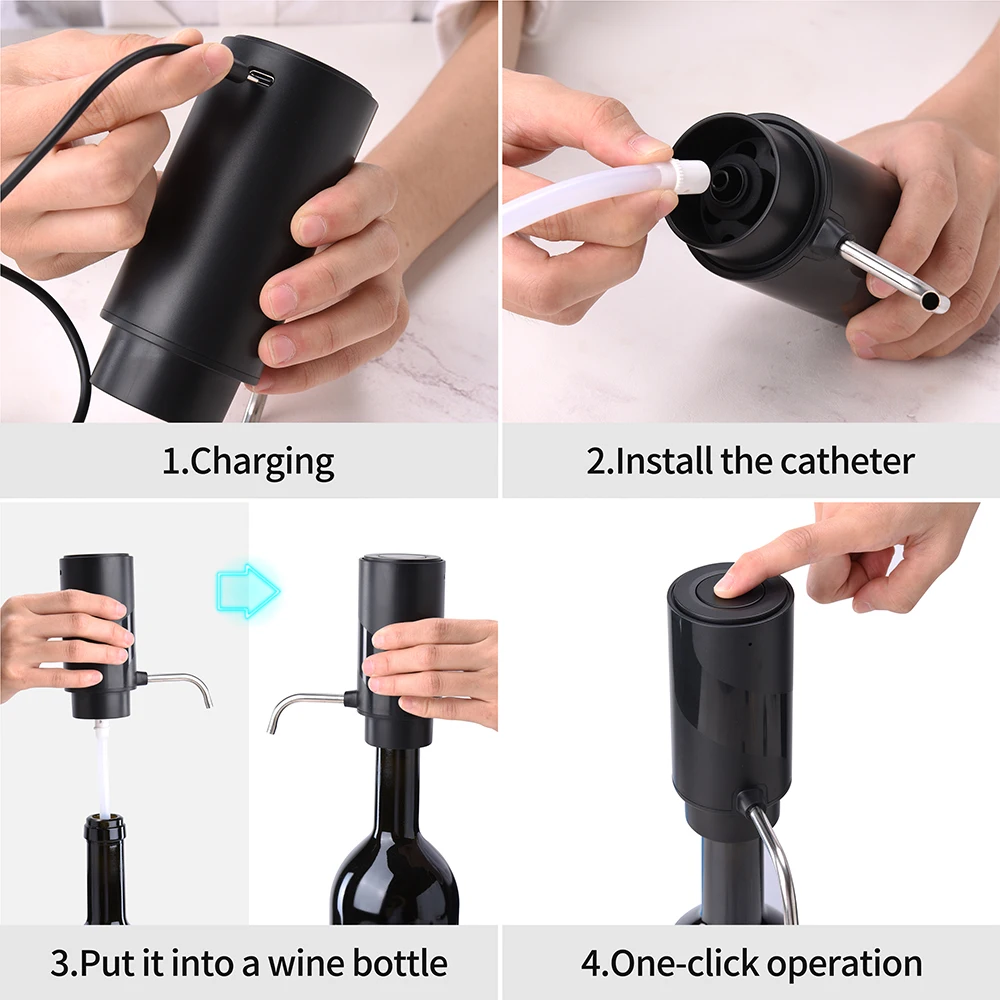 Automatischer Weinbe lüfter Sp – Decanter Aerator Set Bewertung und Preis