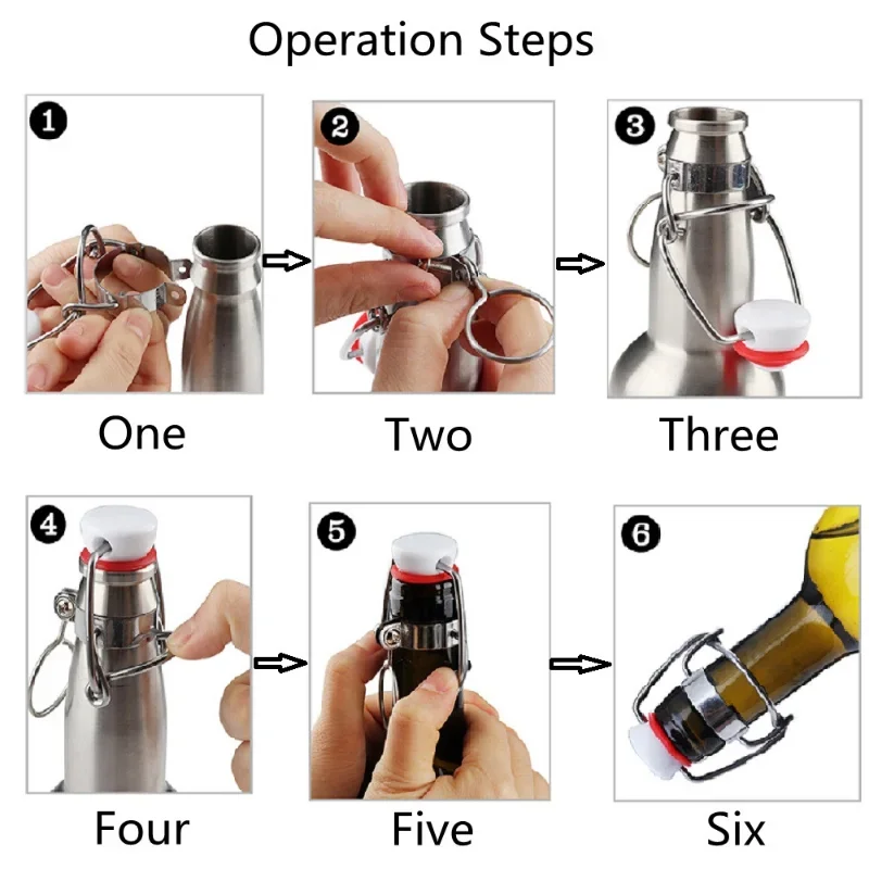 2 Stück Flip-Top-Verschlüsse f – Wine Root Beer Bewertung und Preis
