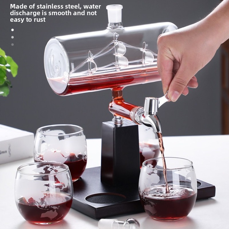 Weindekanter aus gehärtetem Gl – Decanter Aerator Set Bewertung und Preis