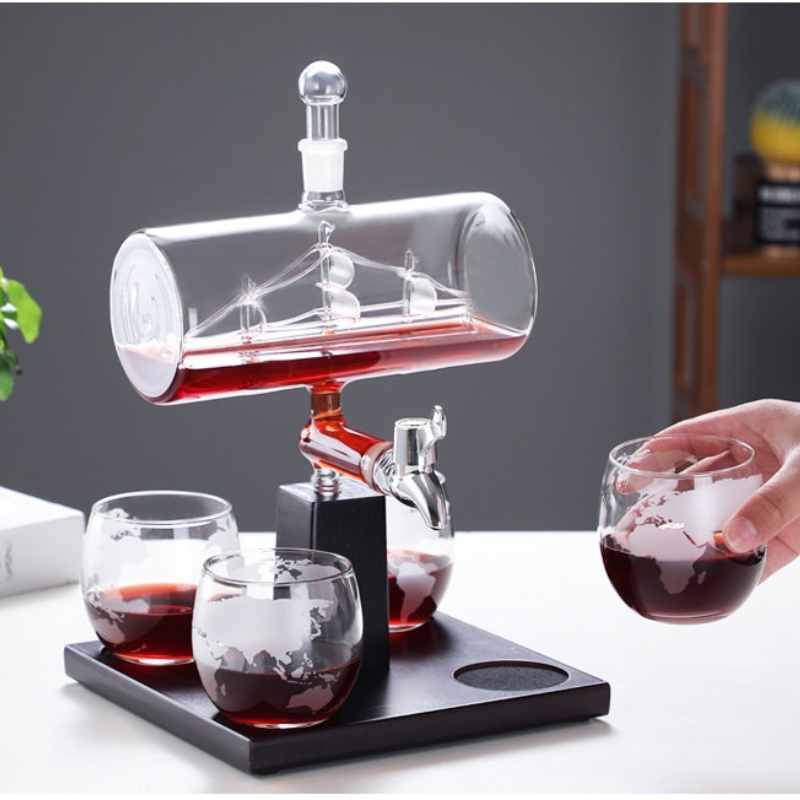Weindekanter aus gehärtetem Gl – Decanter Aerator Set Bewertung und Preis