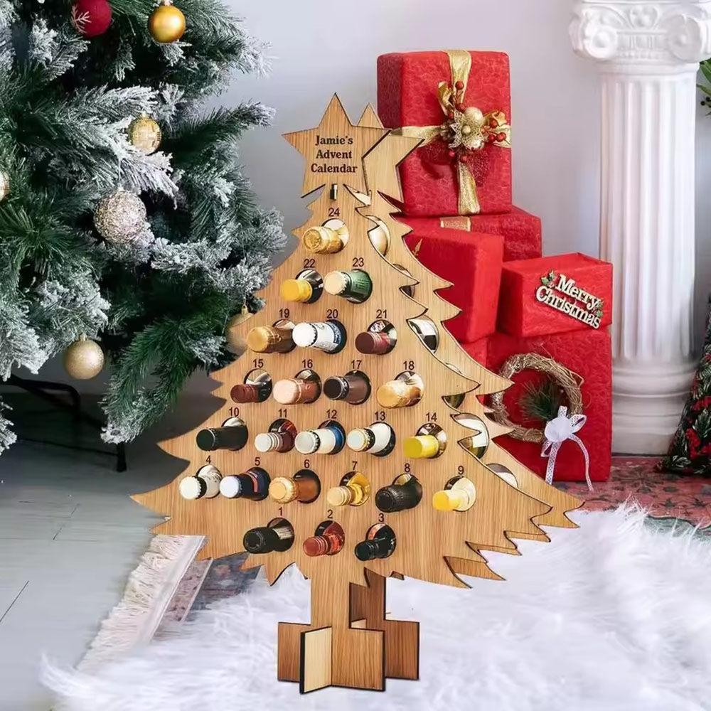 Weihnachtsbaum-Holz-Weinregal, – Wine Beer Holder Bewertung und Preis