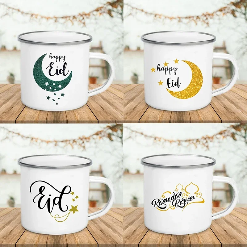 Handle Enamel Mugs Happy Eid M – Wine Beer Best Bewertung und Preis