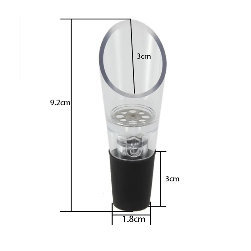 Weinbe lüfter Acryl Flaschen v – Wine Aerator Pour Bewertung und Preis