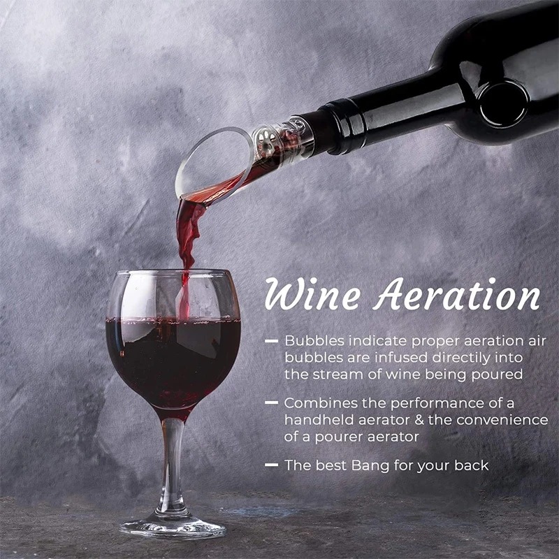 Weinbe lüfter Acryl Flaschen v – Wine Aerator Pour Bewertung und Preis