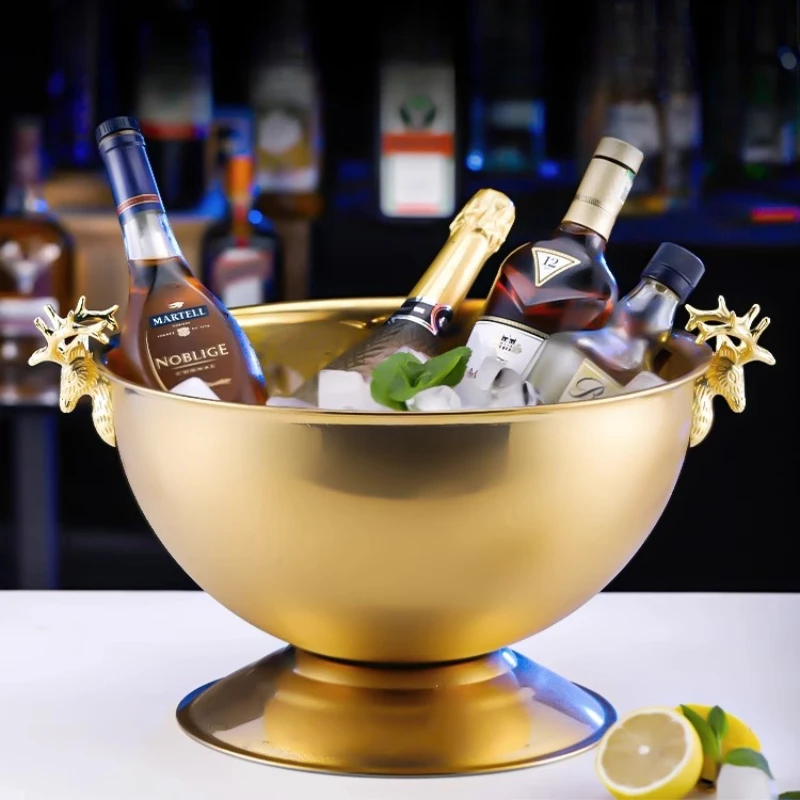 Edelstahl-Eiskübel für Champag – Wine Beer Holder Bewertung und Preis