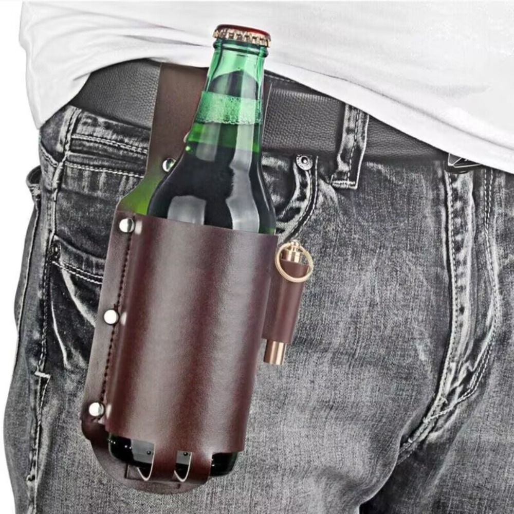 PU Leder Bier Flasche Taille H – Wine Beer Holder Bewertung und Preis