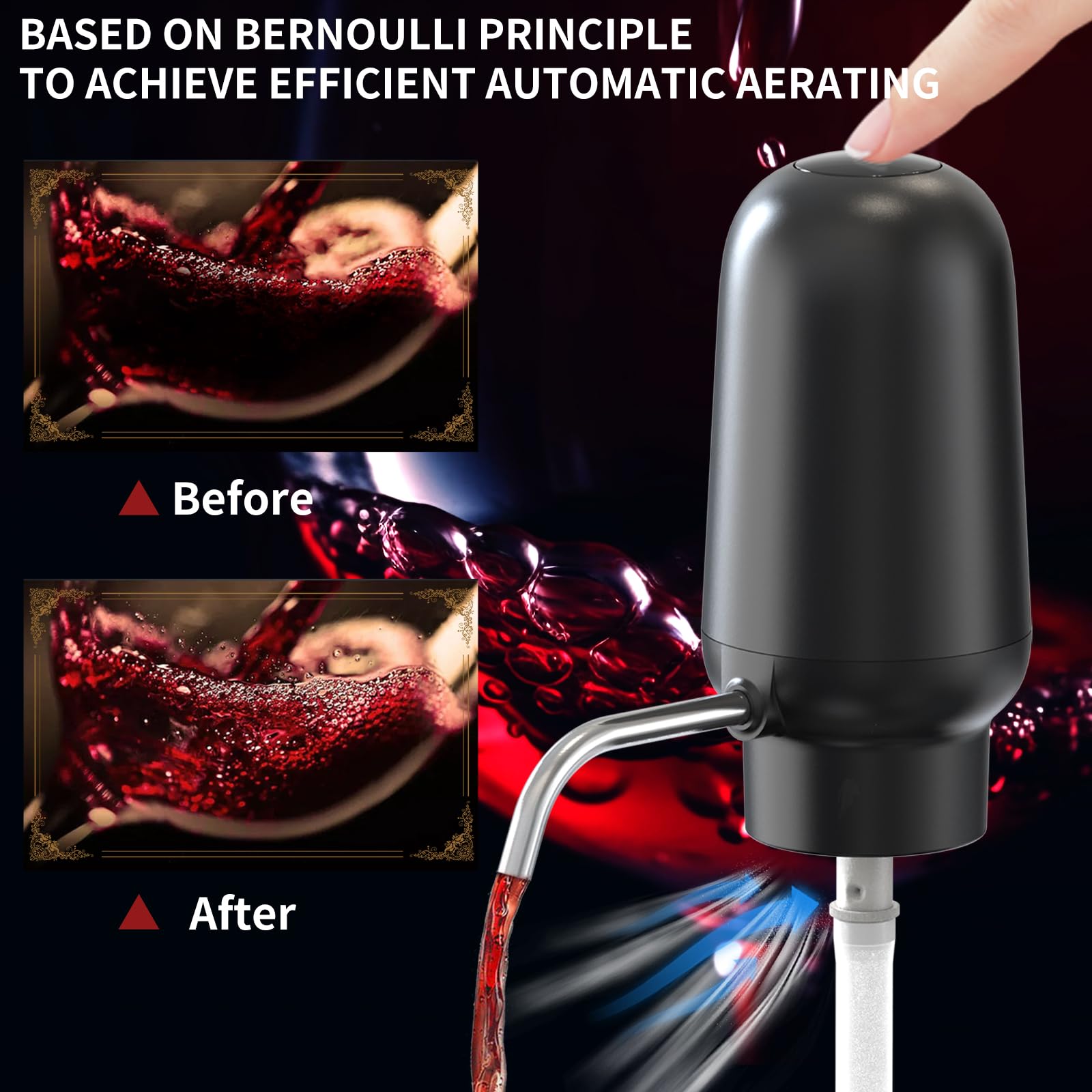 Intelligenter elektrischer Wei – Decanter Aerator Set Bewertung und Preis