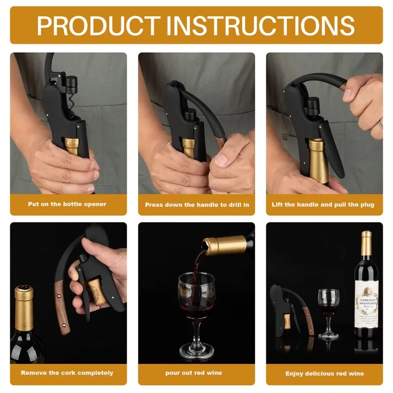 Schwanenhals-Weinöffner - Manu – Cork Screw Lever Bewertung und Preis