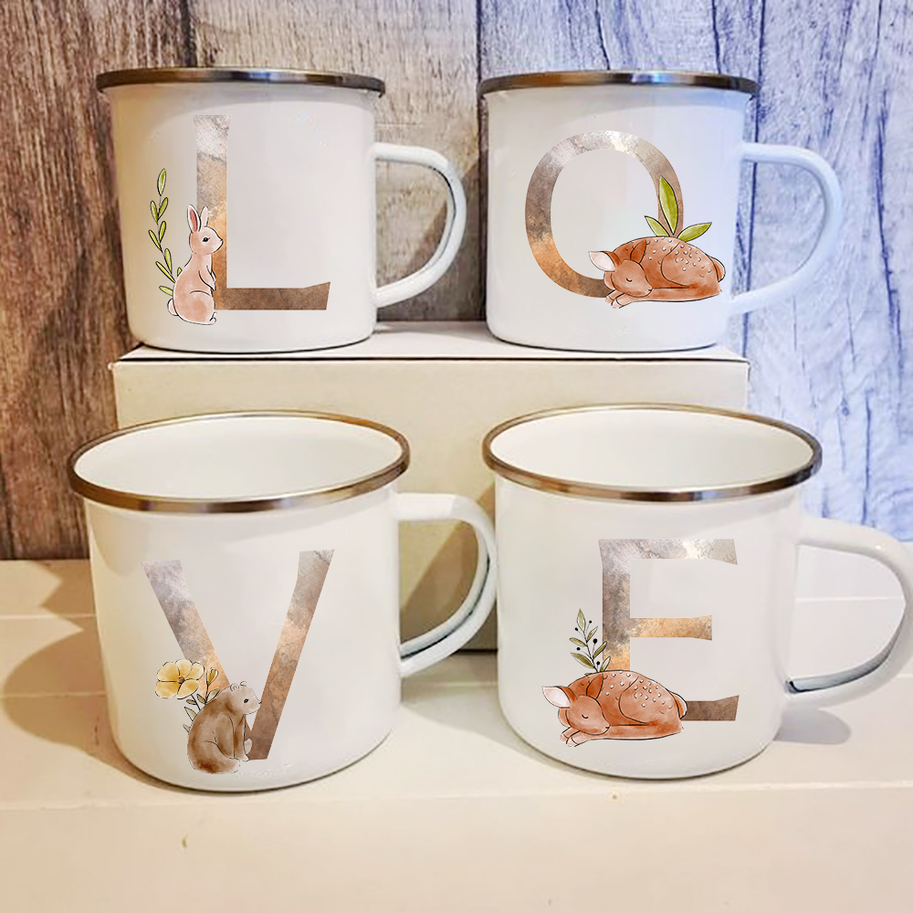 Alphabet Tier Druck Emaille Ka – Wine Beer Best Bewertung und Preis