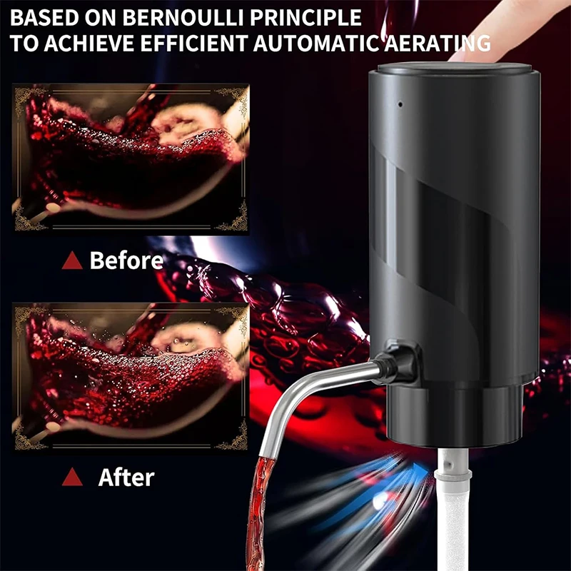 USB wiederaufladbares 4-in-1-E – Decanter Aerator Set Bewertung und Preis