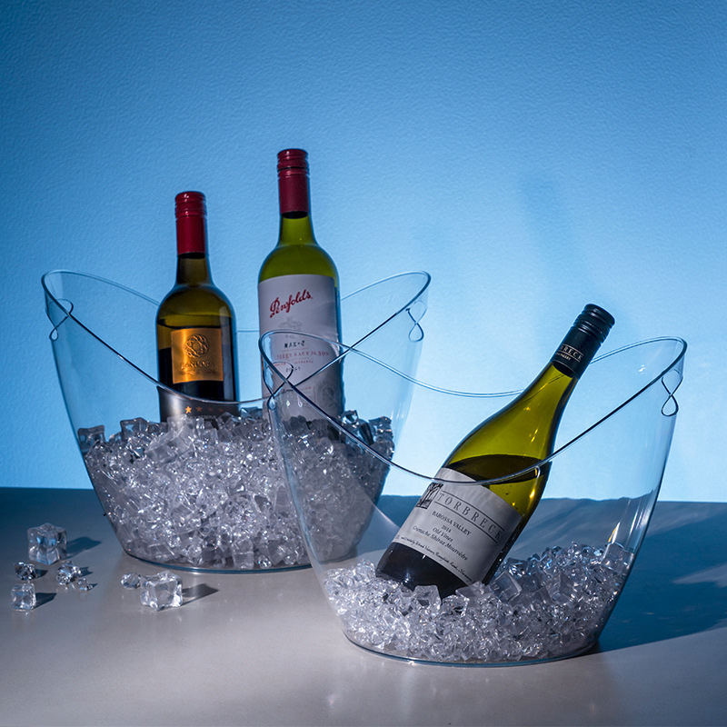 Transparenter Acryl-Eiswürfelb – Wine Beer Holder Bewertung und Preis