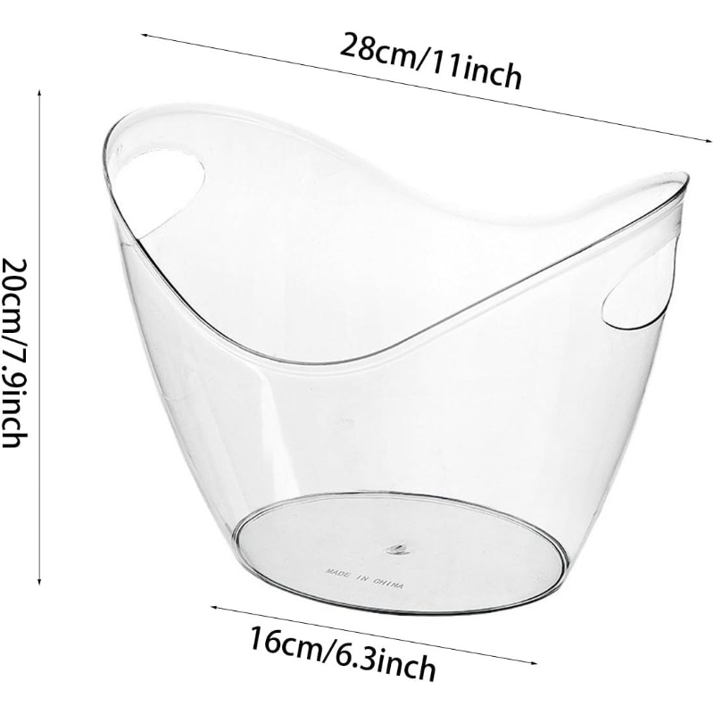 Transparenter Acryl-Eiswürfelb – Wine Beer Holder Bewertung und Preis