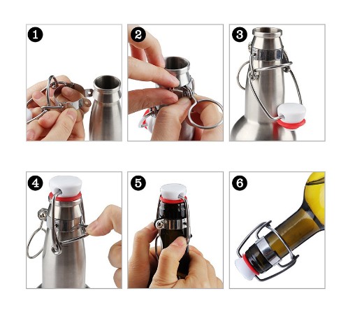 12PCS Ez kork Kappe Flip Top S – Wine Root Beer Bewertung und Preis